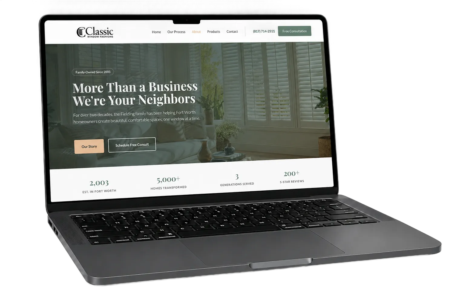 Classic Window Fashions capture